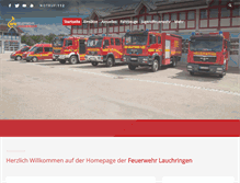 Tablet Screenshot of feuerwehr-lauchringen.de